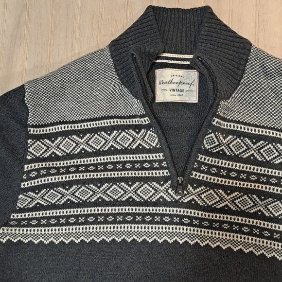 NWOT Original Weatherproof Vintage Knit 100% Cotton Pullover Sweater - Picture 5 of 8